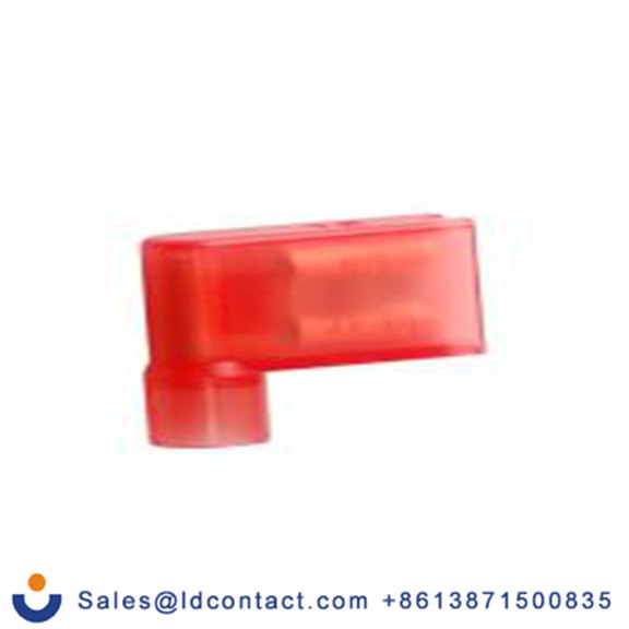 RS PRO,270-7589,绝缘 压接端子 母插, 0.8 x 6.35 mm接片, 红色 插簧端子, 尼龙绝缘, 镀锡 22 AWG 黄铜触点, 最大线规18 AWG