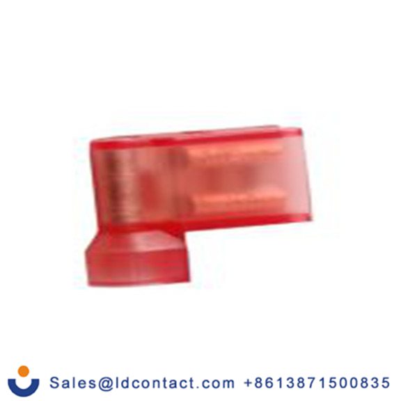 RS PRO,270-7590,绝缘 压接端子 母插, 6.35 x 0.8 mm接片, 红色 插簧端子, 尼龙绝缘, 镀锡 22 AWG 黄铜触点, 最大线规18 AWG