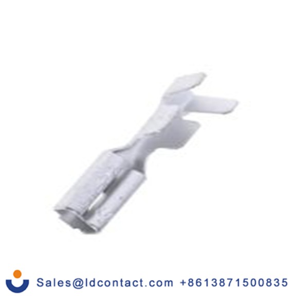 RS PRO,270-7595,非绝缘 压接端子 母插, 2.8 x 0.5 mm接片, 灰色 插簧端子, 镀锡 22 AWG 黄铜触点, 最大线规16 AWG