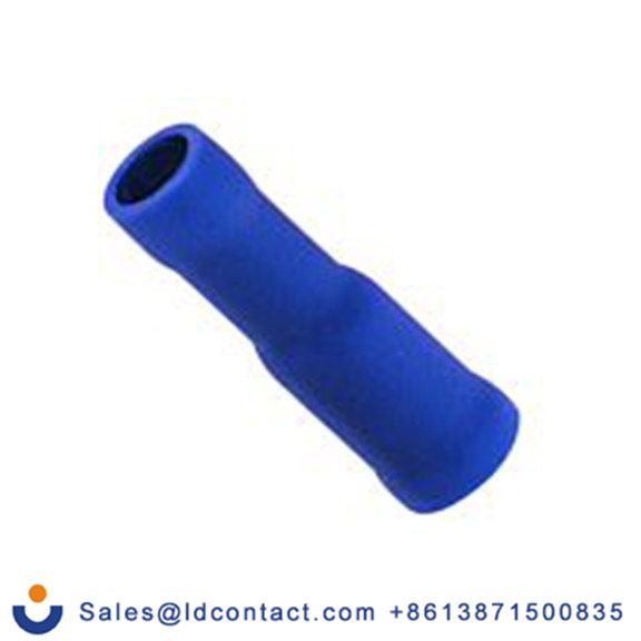 RS PRO,270-7600,插塞连接器 母插, 绝缘, Φ5 mm弹头, 蓝色, 乙烯基绝缘, 16 AWG, 14 AWG, 23.3 mm总长