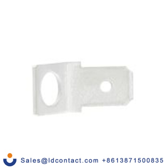 RS PRO,270-7613,非绝缘 螺栓型端子 公, 6.35 x 0.8 mm接片, 灰色 插簧端子, 镀锡 黄铜触点