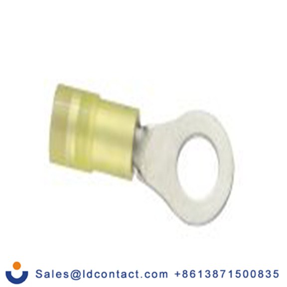 RS PRO,270-7630,绝缘 铜 圆形端子, Φ6.4 mm内环 12 AWG, M6螺栓, 黄色 10 AWG, -40 °C至105 °C E245391系列