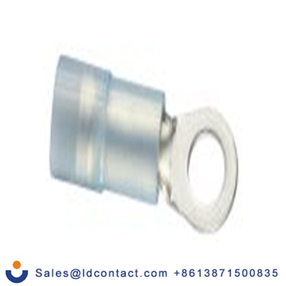 RS PRO,270-7635,绝缘 铜 圆形端子, Φ3.7 mm内环 16 AWG, M3.5螺栓, 蓝色 14 AWG, -40 °C至105 °C E245391系列