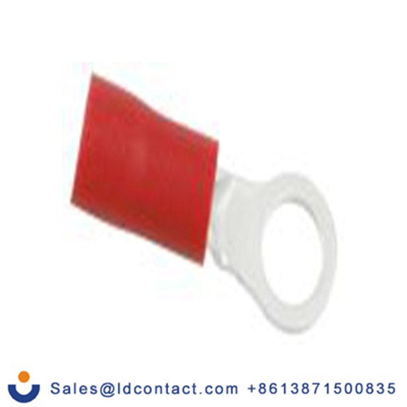 RS PRO,270-7639,绝缘 铜 圆形端子, Φ4.3 mm内环 22 AWG, 4.3 mm螺栓, 红色 16 AWG, -40 °C至105 °C E245391系列