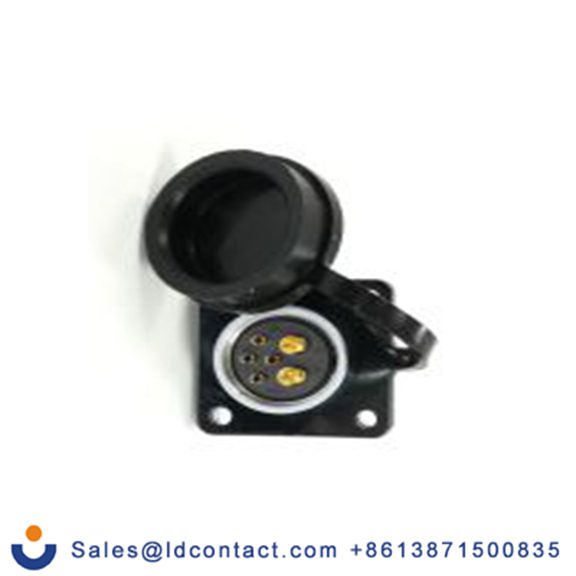 RS PRO,273-1800,M22 工业圆形连接器 插座, 6芯, 法兰安装, 母插芯, 500 V, IP40, SF2013系列