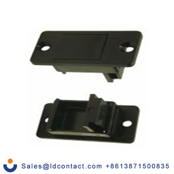 RS PRO,276-5922,面板安装框架 薄型封堵板, 黑色, 用于薄型面板和馈通连接器, 聚丙烯制