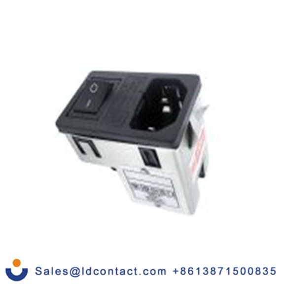 RS PRO,278-0357,插座滤波器, 6A, 250 V 交流, 50 → 60Hz, 1个, 2 极开关, 底盘安装, 50 x 30.5 x 45.5mm