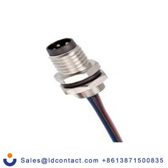 RS PRO,282-5367,Standard 圆形连接器 插座, 4芯, 正面安装, 公芯, 60 V, IP40