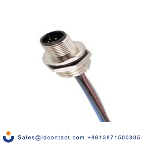 RS PRO,282-5406,Standard 圆形连接器 插座, 4芯, 正面安装, 公芯, 250 V, IP40