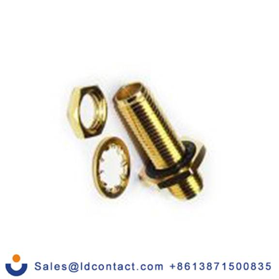 RS PRO,282-6934,同轴适配器, 直向, 50 Ω阻抗, 12.5 GHz, 镀金色 磷铜触芯