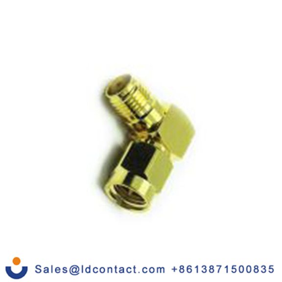 RS PRO,282-6936,同轴适配器, 直角, 50 Ω阻抗, 12.5 GHz, 镀金色 磷铜触芯