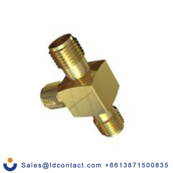 RS PRO,282-6937,同轴适配器, T, 50 Ω阻抗, 4 GHz, 镀金色 磷铜触芯