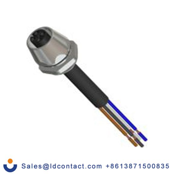 RS PRO,283-4996,M12 工业圆形连接器 插座, 4芯, 面板安装, 母插芯, 250.0 V, IP40