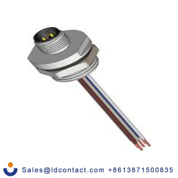 RS PRO,283-5005,M12 工业圆形连接器 插头, 插座, 5芯, 面板安装, 公芯, 60.0 V, IP40, M12 Panel Mount Connectors系列