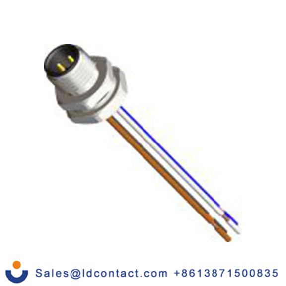 RS PRO,283-5007,M12 工业圆形连接器 插头, 插座, 4芯, 面板安装, 公芯, 250.0 V, IP40, 系列