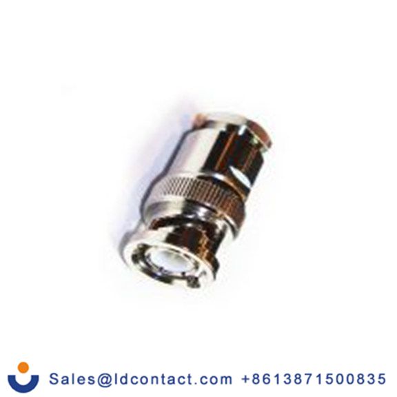 RS PRO,283-7108,BNC 连接器 公, 50 Ω, 电缆安装, 直向, 用于RG58线 10-002系列 压接