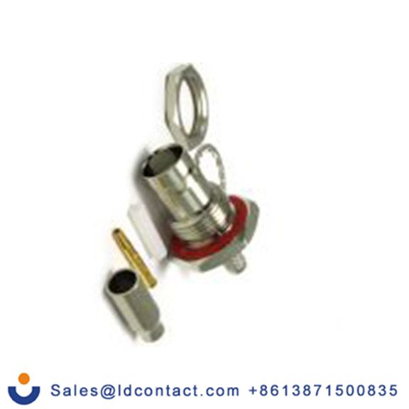 RS PRO,283-7116,BNC 连接器 母插, 50 Ω, 电缆安装, 直向, 用于RG174线 10-256系列 压接