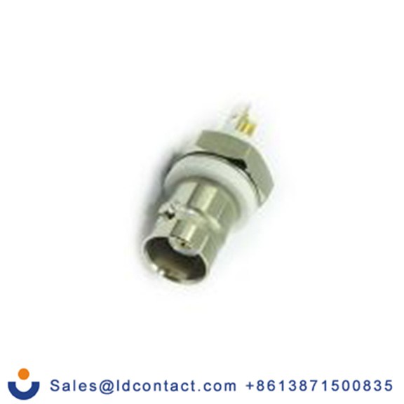 RS PRO,283-7117,BNC 连接器 母插, 50 Ω, 面板安装, 直向 10-351系列 焊接