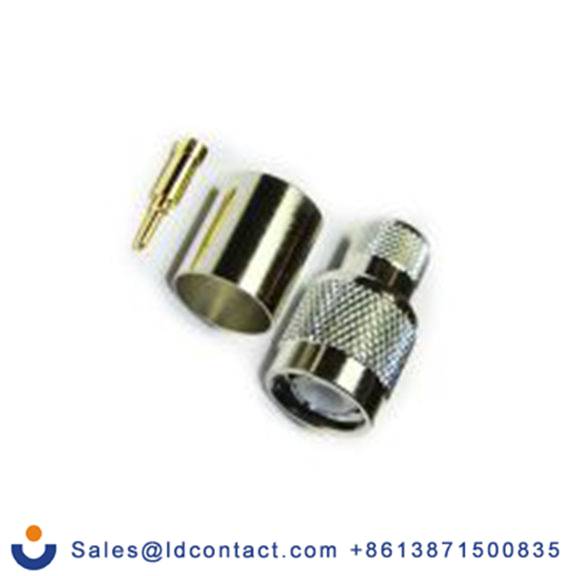 RS PRO,283-7124,TNC 连接器 公, 50 Ω, 电缆安装, 直向, 用于LMR-400线 13-005系列 压接