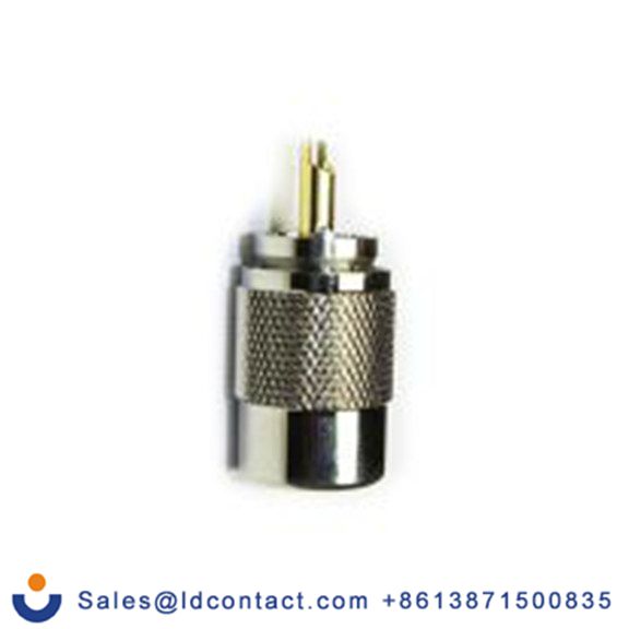 RS PRO,283-7128,UHF 连接器 公, 50 Ω, 电缆安装, 直向, 用于RG213线 20-016系列 焊接