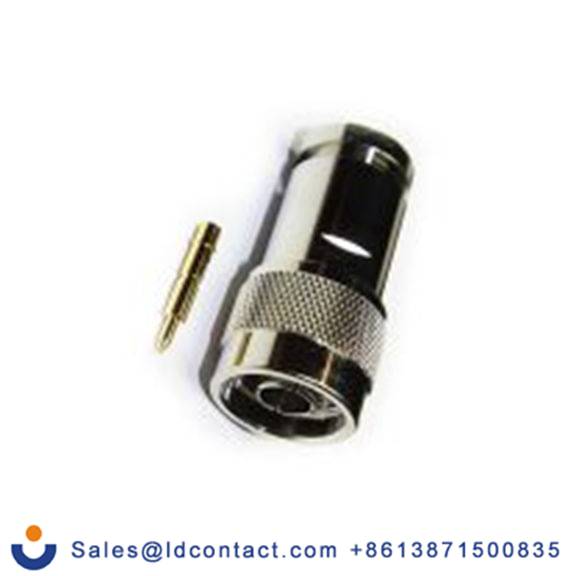 RS PRO,283-7131,N 连接器 公, 50 Ω, 电缆安装, 直向, 用于RG214线 25-001系列 焊接