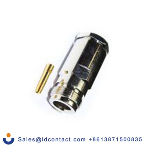 RS PRO,283-7133,N 连接器 母插, 50 Ω, 电缆安装, 直向, 用于RG213线 25-051系列 焊接