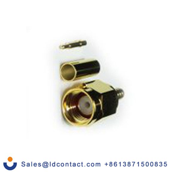 RS PRO,283-7142,SMA 连接器 公, 50 Ω, 电缆安装, 直向, 用于RG174, RG-316线 32-005系列 压接