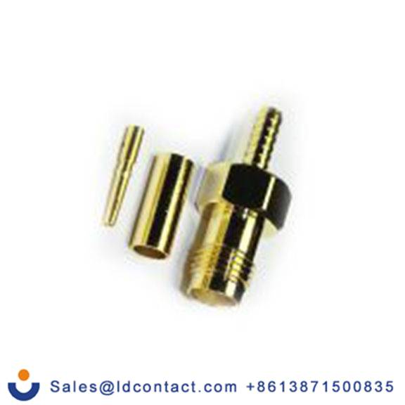 RS PRO,283-7146,SMA 连接器 母插, 50 Ω, 电缆安装, 直向, 用于RG174, RG-316线 30-054系列 压接