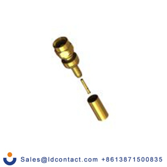 RS PRO,283-7156,SMC 连接器 公, 50 Ω, 电缆安装, 直向, 用于RG-316, RG174线 34-008系列 压接