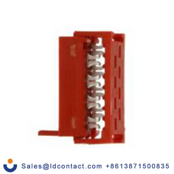 RS PRO,284-6496,IDC 连接器, 8p, 2.54 mm间距, 2排 电缆安装 垂直式