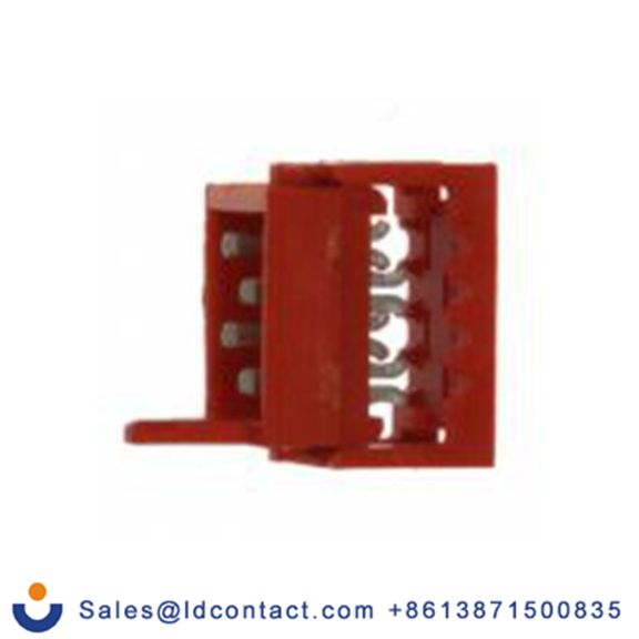 RS PRO,284-6497,IDC 连接器, 4p, 2.54 mm间距, 2排 电缆安装 垂直式