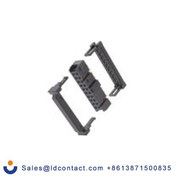 RS PRO,284-6504,IDC 连接器, 20p, 2.54 mm间距, 2排 电缆安装 直向