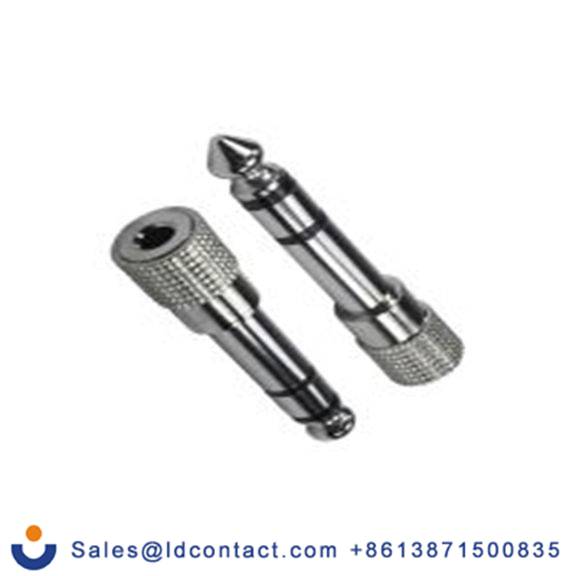 RS PRO,286-2895,影音连接适配器 6.35 mm立体声类型 3.5mm 立体声类型 直向, 锌合金外壳