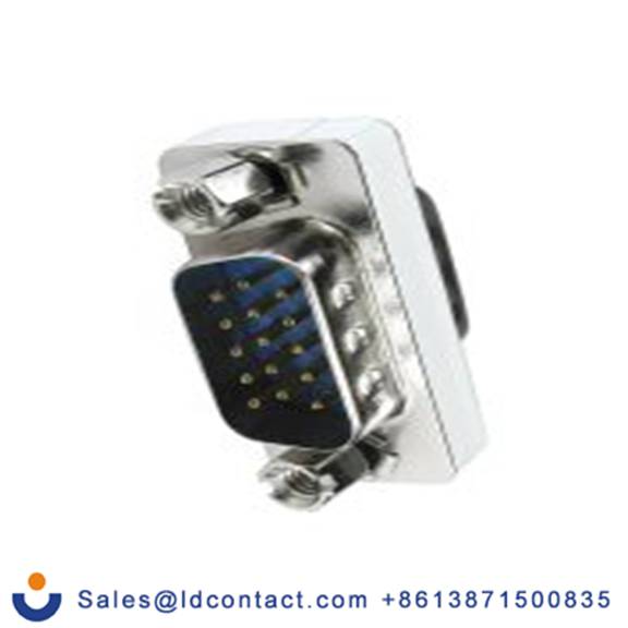 RS PRO,286-2916,HD15 适配器 公/公, 15触点, 镍制, 银色