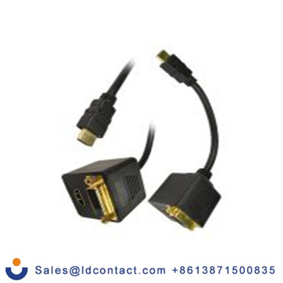 RS PRO,286-3352,HDMI 适配器 HDMI类型 直向 公, 聚氯乙烯外壳