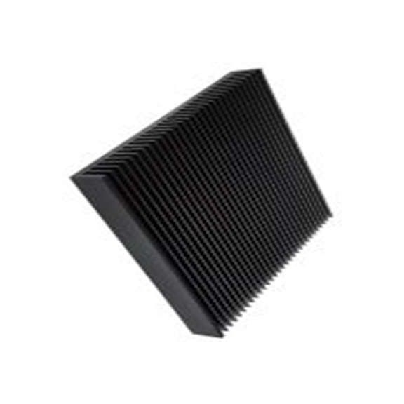 RS PRO,264-670,散热器, 铝制, 黑色 40 mm, 用于通用方形铝 300 mm 30 mm