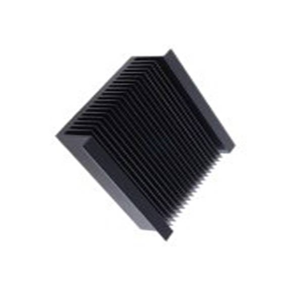 RS PRO,400-062,散热器, 铝制, 黑色 46 mm, 用于通用矩形铝 250 mm 240 mm