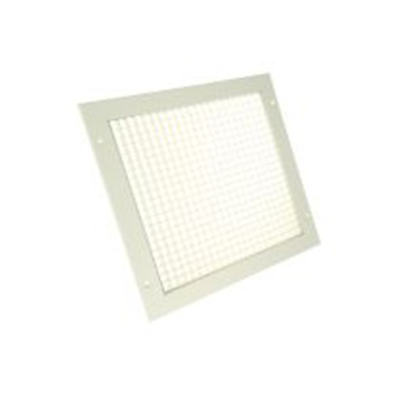 RS PRO,432-671,铝 格栅, 方格形百叶片, 32 mm宽法兰, 白色 300 mm 32 mm