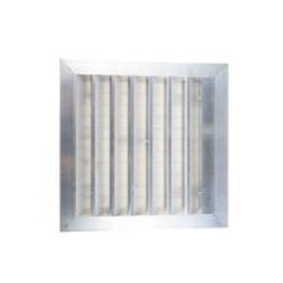 RS PRO,432-801,铝 百叶格栅, 并联百叶片, 32 mm宽法兰, 银色 300 mm 32 mm