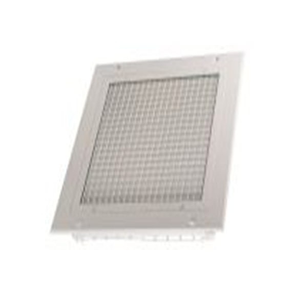 RS PRO,185-4713,铝 格栅风口, 方格形百叶片, 32 mm宽法兰, 白色 300 mm 32 mm