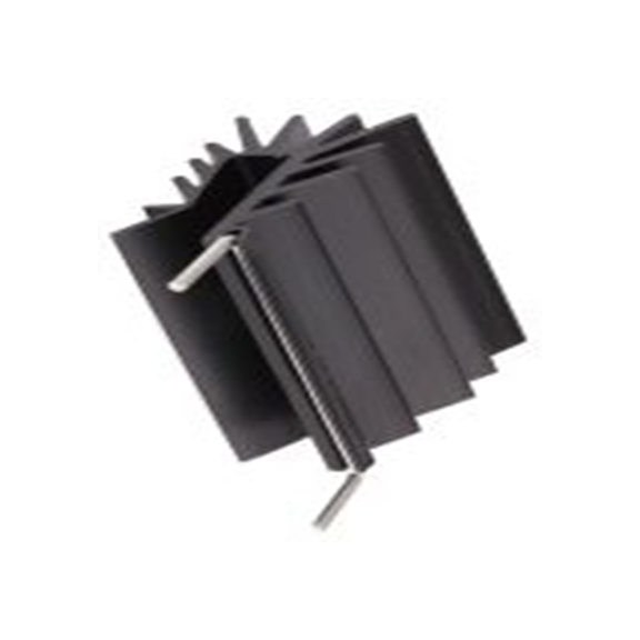 RS PRO,234-2407,散热器, 铝制, 9°C/W, 黑色 27 mm 35 mm 16 mm