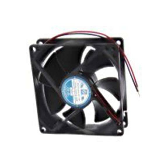 RS PRO,541-5075,轴流风扇, 12 V dc电源, 74.8 m³/h, 2 W, 最大150 mA, 2400 rpm 92.5 mm, OD9225系列 92.5 mm 25 mm