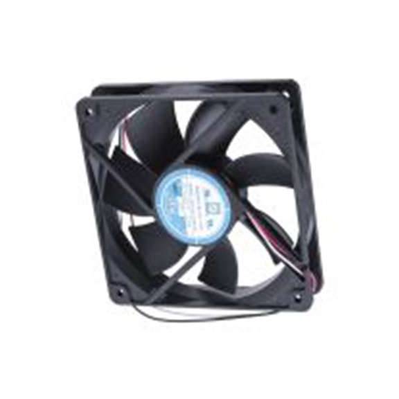 RS PRO,619-6494,轴流风扇, 12 V dc电源, 151.2 m³/h, 5 W, 最大370 mA, 2200 rpm 120 mm, OD1225系列 120 mm 25 mm