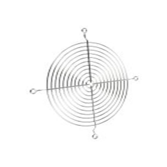 RS PRO,619-6911,钢 指形护罩, 用于180 mm风扇, 螺丝孔距153 mm, 银色 169.6 mm 190.5 mm