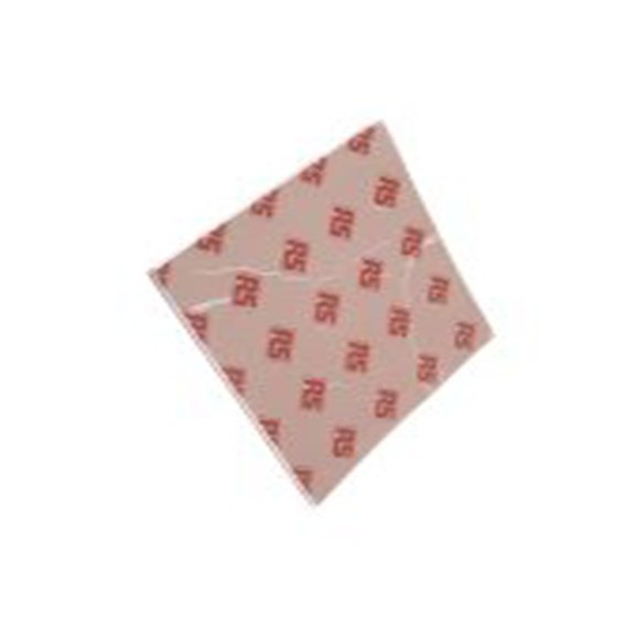 RS PRO,707-4613,热敏接口片, 2.5 mm厚, 2.2 W/mK 自粘式, 最高200 °C, 红色 150 mm, H48-2系列 150 mm