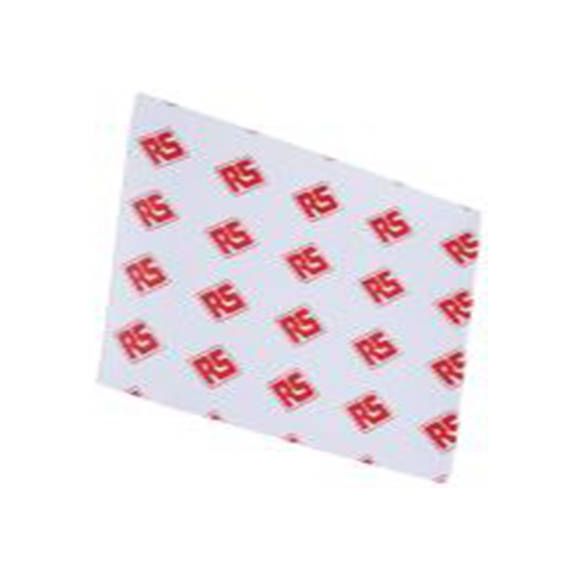 RS PRO,707-4702,热敏接口片, 0.5 mm厚, 6 W/mK 自粘式, 最高200 °C, 灰色 150 mm, H486A-150系列 150 mm