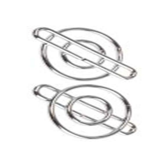 RS PRO,737-3967,钢 指形护罩, 用于25 mm风扇, 螺丝孔距20 mm, 银色 24 mm