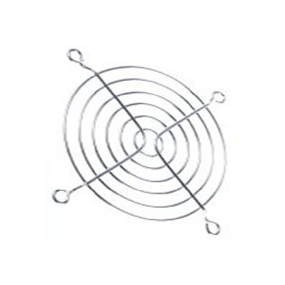 RS PRO,737-3989,不锈钢 指形护罩, 用于92 mm风扇, 螺丝孔距82.5 mm, 银色 90 mm 89.4 mm 5.5 mm
