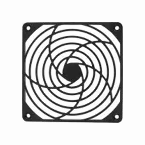 RS PRO,737-4055,聚丁烯对苯二酸盐 指形护罩, 用于120 mm风扇, 螺丝孔距104.8 mm 120 mm 120 mm 7.1 mm