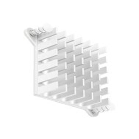 RS PRO,750-0863,散热器, 铝制, 天然色 15 mm 49 mm 49 mm